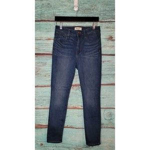 Madewell Jeans Womens Size 27 Roadtripper Skinny Ankle High Rise Stretch Denim